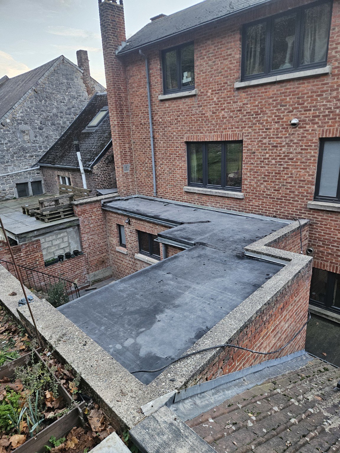 Rénovation de toiture plate à Dinant - Étanchéité AD