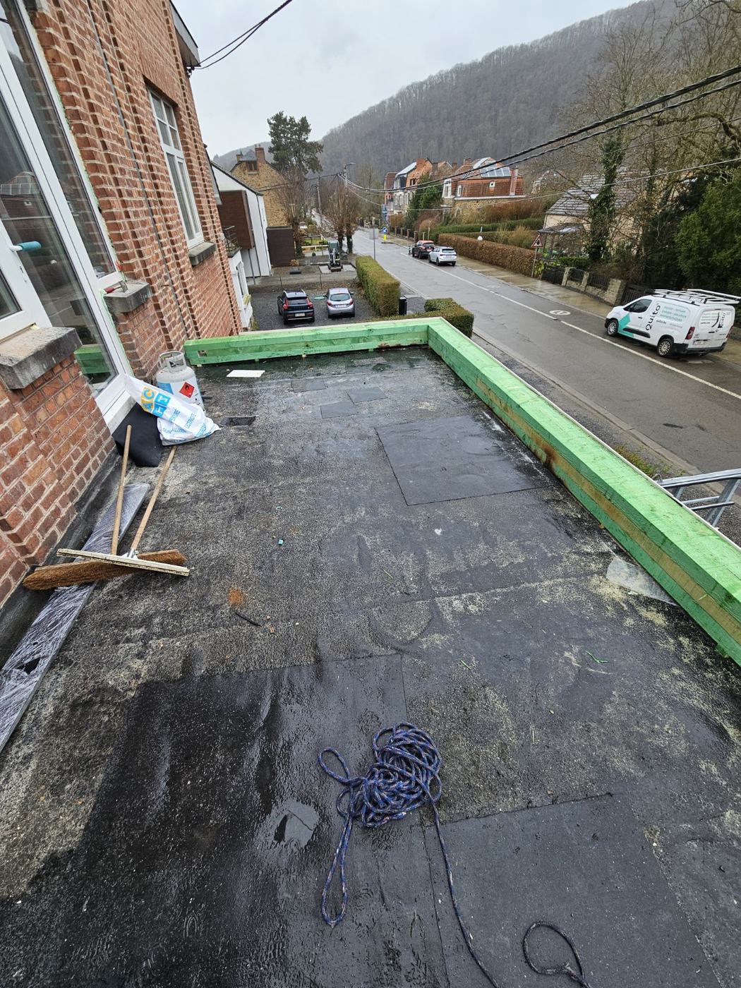Rénovation EPDM avec rehausse d’acrotères à Godinne - photo 1